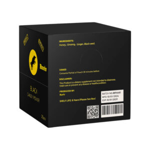 Honey Candy with Black Seed, Ginseng & Natural Herbs For Him, Full Box of 25pc