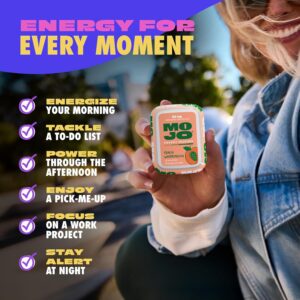 MOJO Energy Pouches, Tropical Punch Flavor, 50 mg per Caffeine Pouch, 15 Pouches, 5-Pack
