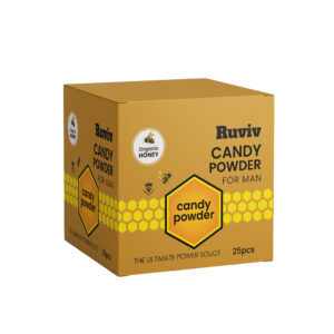 Pure Honey Candy with Coffee, Ginseng & Natural Herbs For Him, Full Box of 25pc