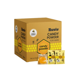Pure Honey Candy with Coffee, Ginseng & Natural Herbs For Him, Full Box of 25pc