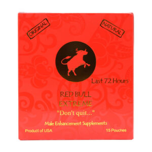 Red Bull Extreme Honey for Men – Herbal Vitality Support, 15 Sachets, Made in USA