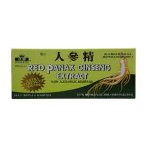 Royal King Red Panax Ginseng Extract 6000mg, 0.33 Fl Oz (Pack of 30)