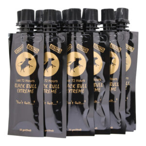 Black Bull Extreme Honey Blend – Natural Herbal Formula with Maca, Ginseng & Tongkat Ali – 15 Pouches