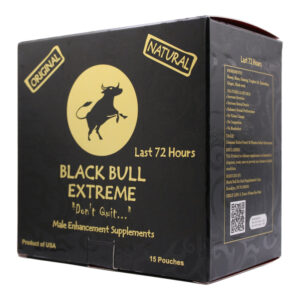Black Bull Extreme Honey Blend – Natural Herbal Formula with Maca, Ginseng & Tongkat Ali – 15 Pouches