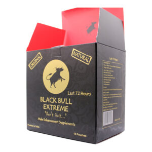Black Bull Extreme Honey Blend – Natural Herbal Formula with Maca, Ginseng & Tongkat Ali – 15 Pouches