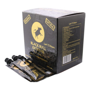 Black Bull Extreme Honey Blend – Natural Herbal Formula with Maca, Ginseng & Tongkat Ali – 15 Pouches