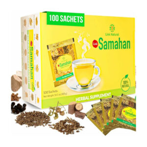 SAMAHAN Ayurvedic Herbal Tea Packets - Sri Lankan Ceylon Blend with 14 Natural Herbs Including Ginger, Black Pepper & More, Herbal Tea Bags for Wellness, Relaxation & Daily Comfort - 100 Count