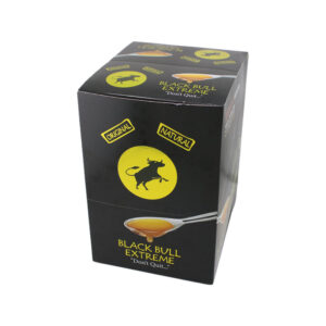 Black Bull Extreme Honey Blend – Sugar & Caffeine Free Formula with Caviar Fish Oils (12 Count)