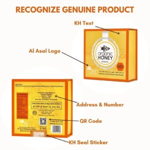 Organic Natural Honey infused with Natural Jelly, Honey Bee Pollen & 100% Mixed Natural Herbs (24 Sachets)