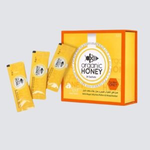 Organic Natural Honey infused with Natural Jelly, Honey Bee Pollen & 100% Mixed Natural Herbs (24 Sachets)