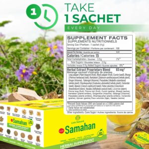 SAMAHAN Ayurvedic Herbal Tea Packets - Sri Lankan Ceylon Blend with 14 Natural Herbs Including Ginger, Black Pepper & More, Herbal Tea Bags for Wellness, Relaxation & Daily Comfort - 100 Count